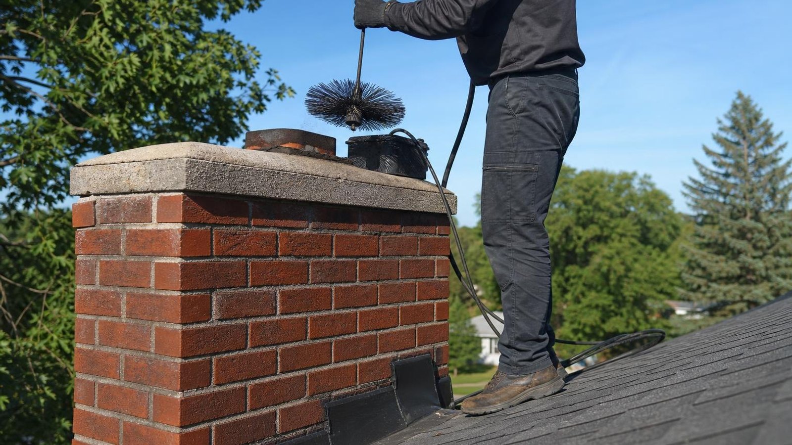 Practical chimney sweep & inspection in Akron